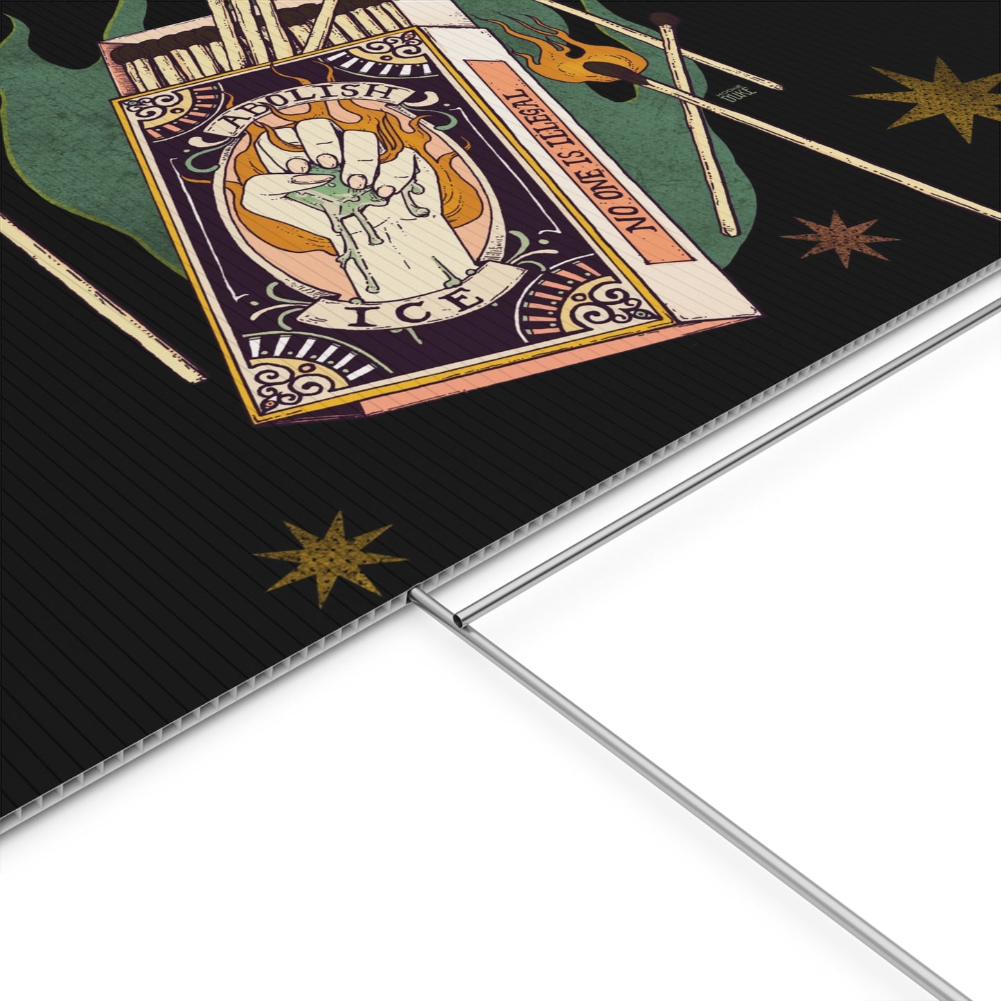 Tinder Box Lawn Sign