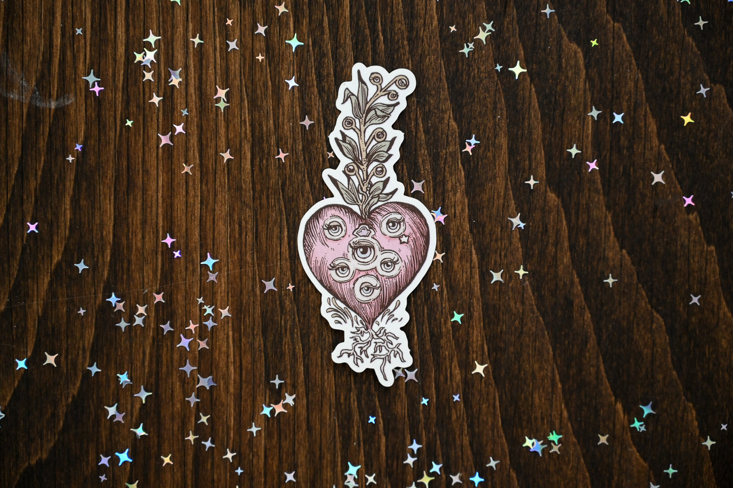 Furby Sacred Heart Sticker by Erica Williams (HookieDuke)