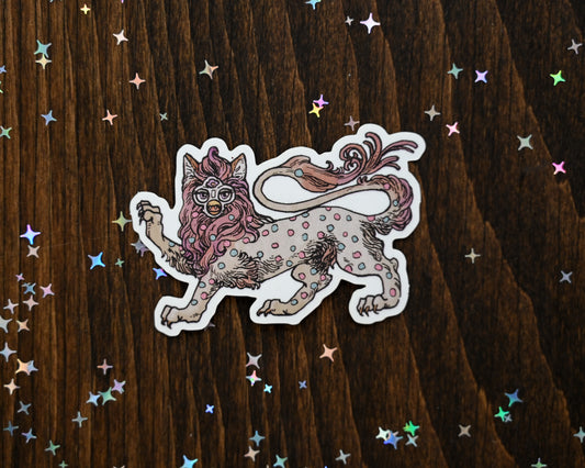Furby Spotted Leo Sticker