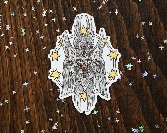 Furby Biblically Accurate Angel Sticker