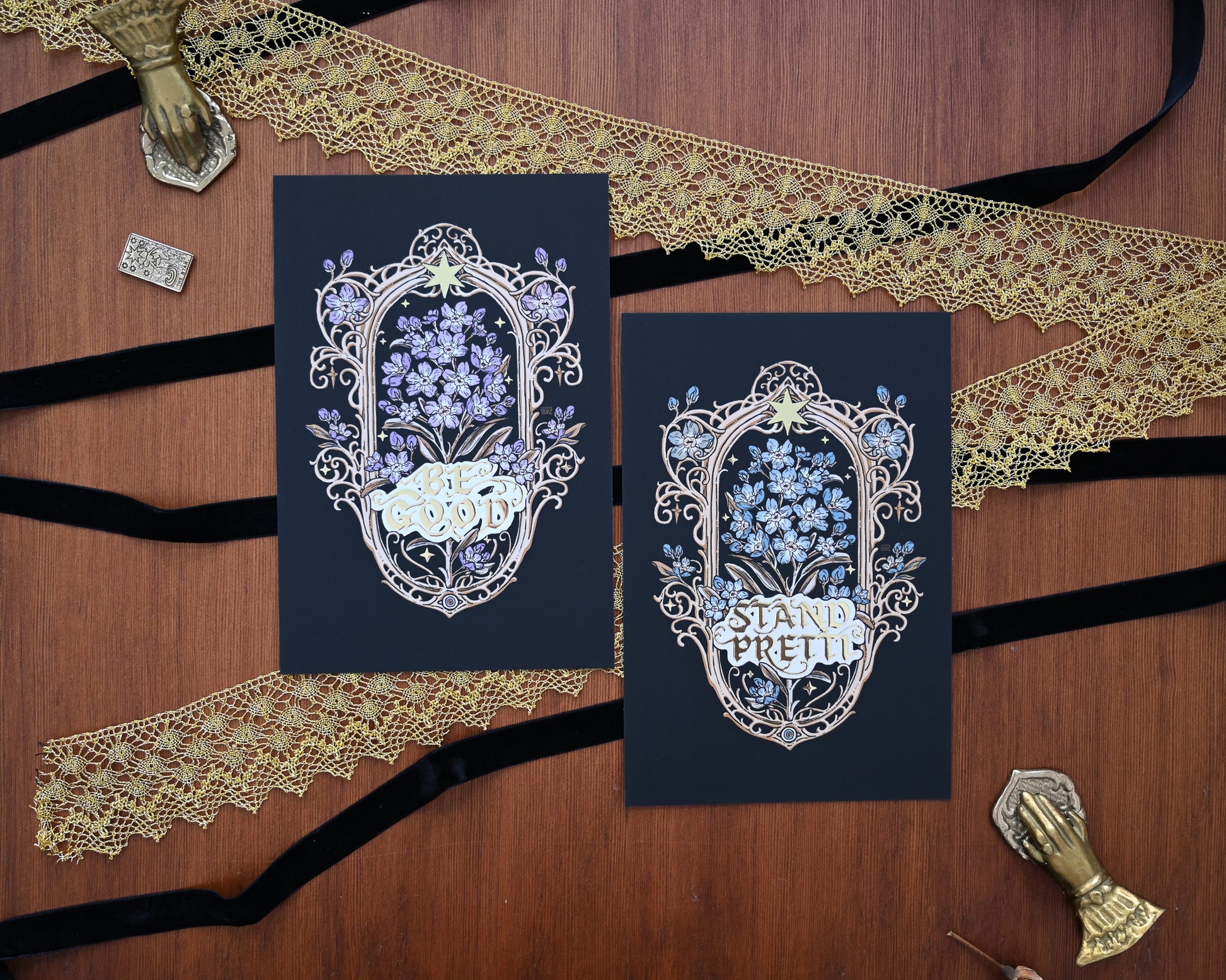 Forget Me Not Prints by Erica Williams (HookieDuke)