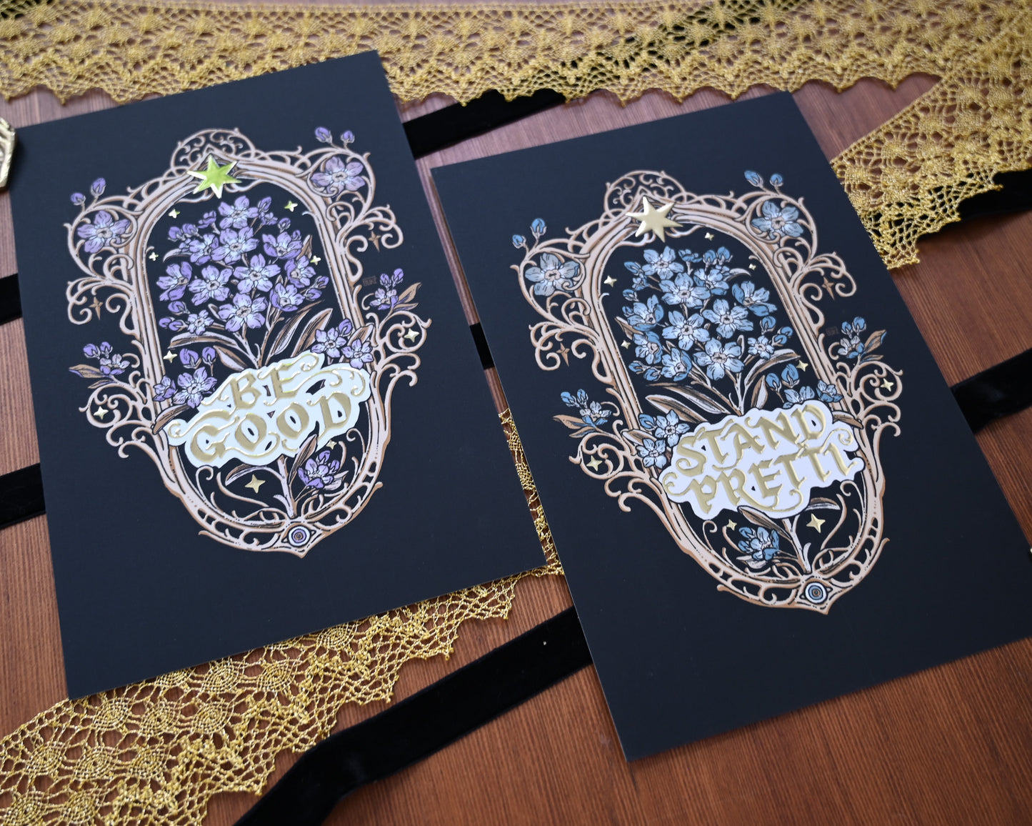 Forget Me Not Prints by Erica Williams (HookieDuke) (view 2)