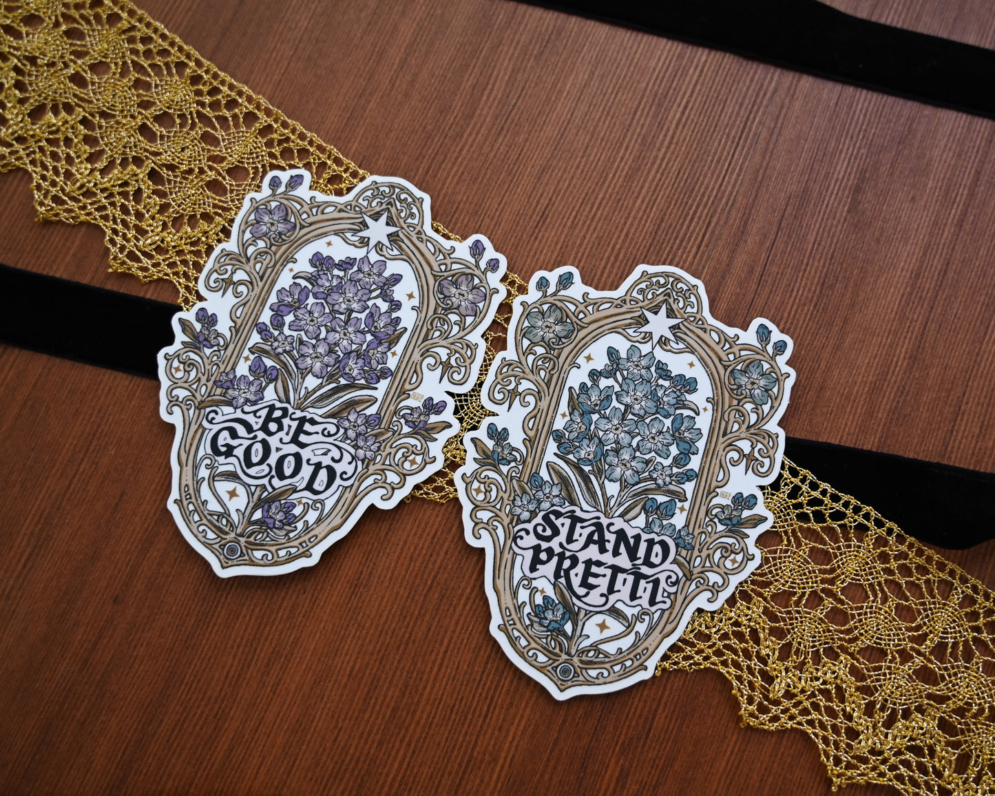 Forget Me Not Stickers by Erica Williams (HookieDuke) (view 2)