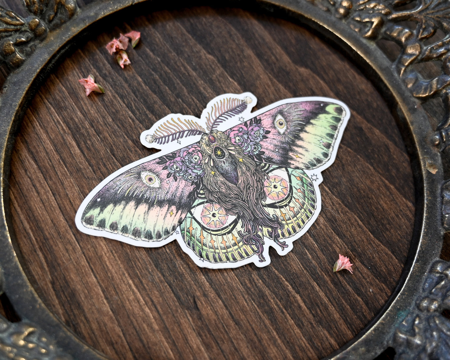 Glamour Moth Sticker