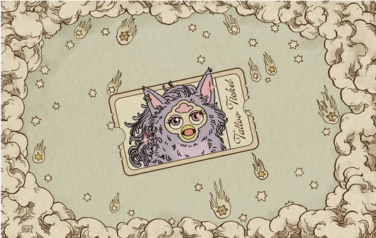 Furby Esoterica Tattoo Flash