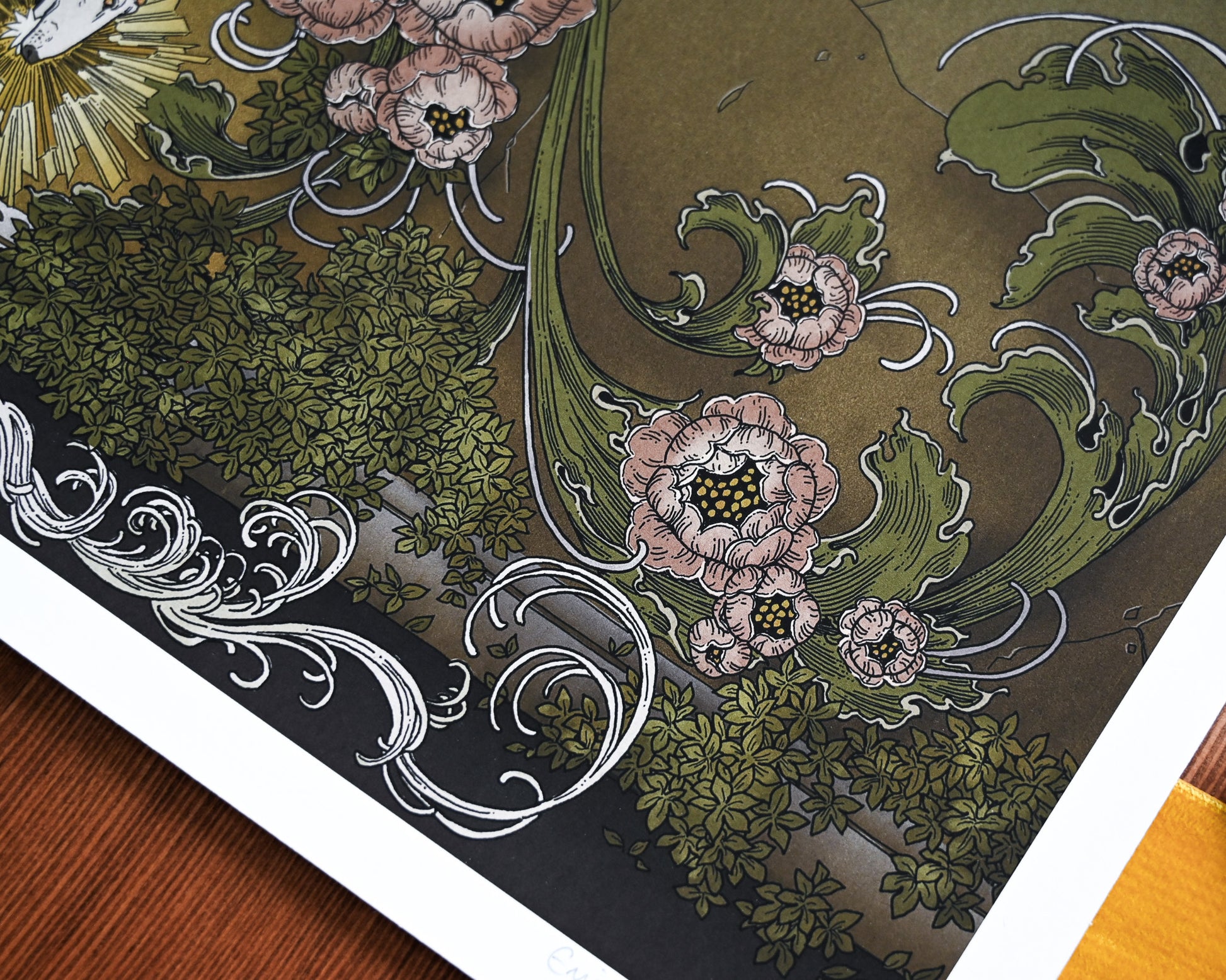 Radiant — giclée fine art print by Erica Williams (HookieDuke) (view 3)