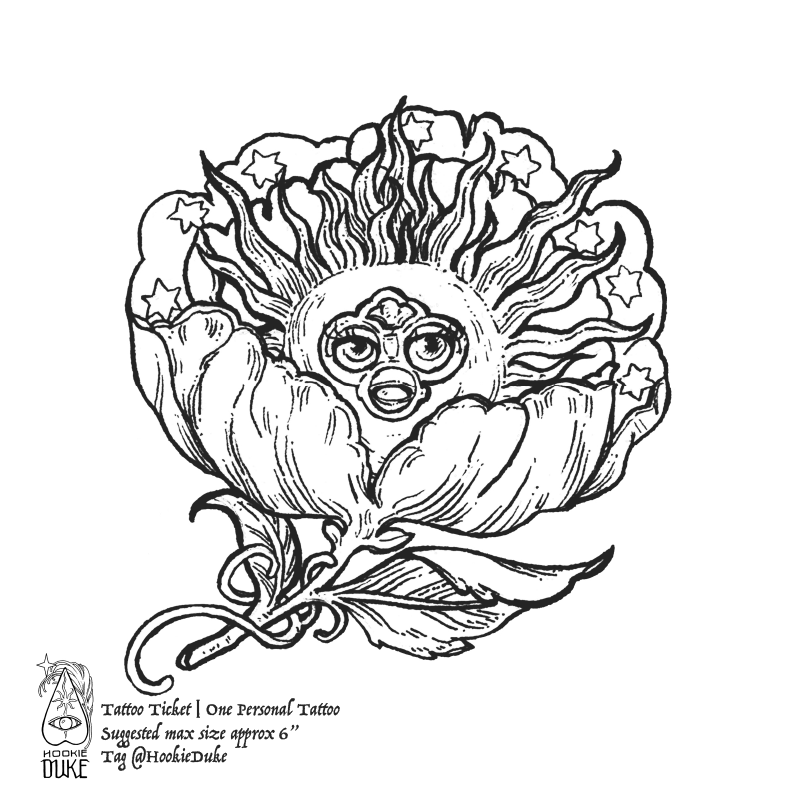 Furby Esoterica Tattoo Flash by Erica Williams (HookieDuke) (view 12)