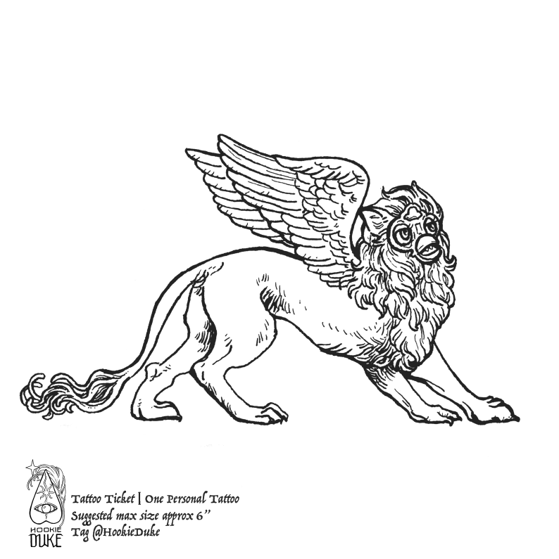 Furby Esoterica Tattoo Flash by Erica Williams (HookieDuke) (view 14)