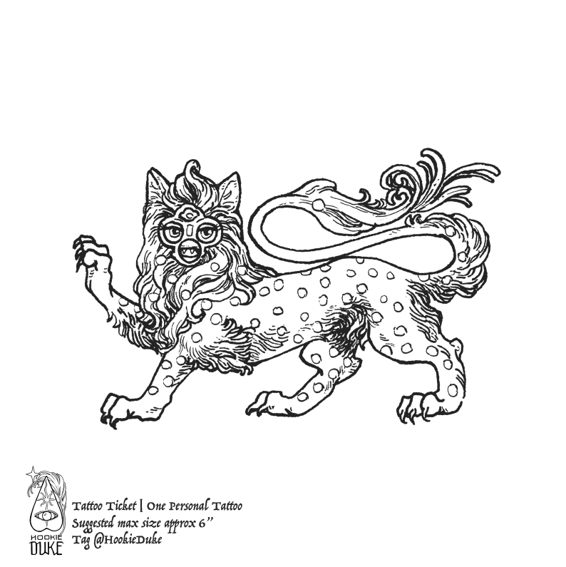 Furby Esoterica Tattoo Flash by Erica Williams (HookieDuke) (view 15)
