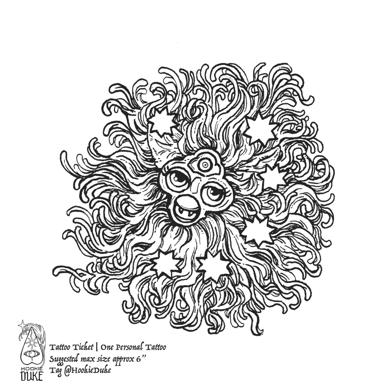 Furby Esoterica Tattoo Flash by Erica Williams (HookieDuke) (view 16)